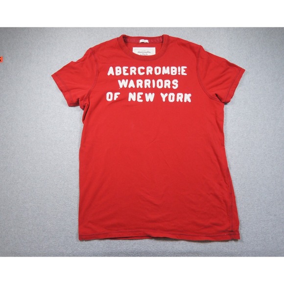 Abercrombie & Fitch Other - Abercrombie & Fitch Shirt Mens XLarge Red Warriors New York Muscle Tee Casual